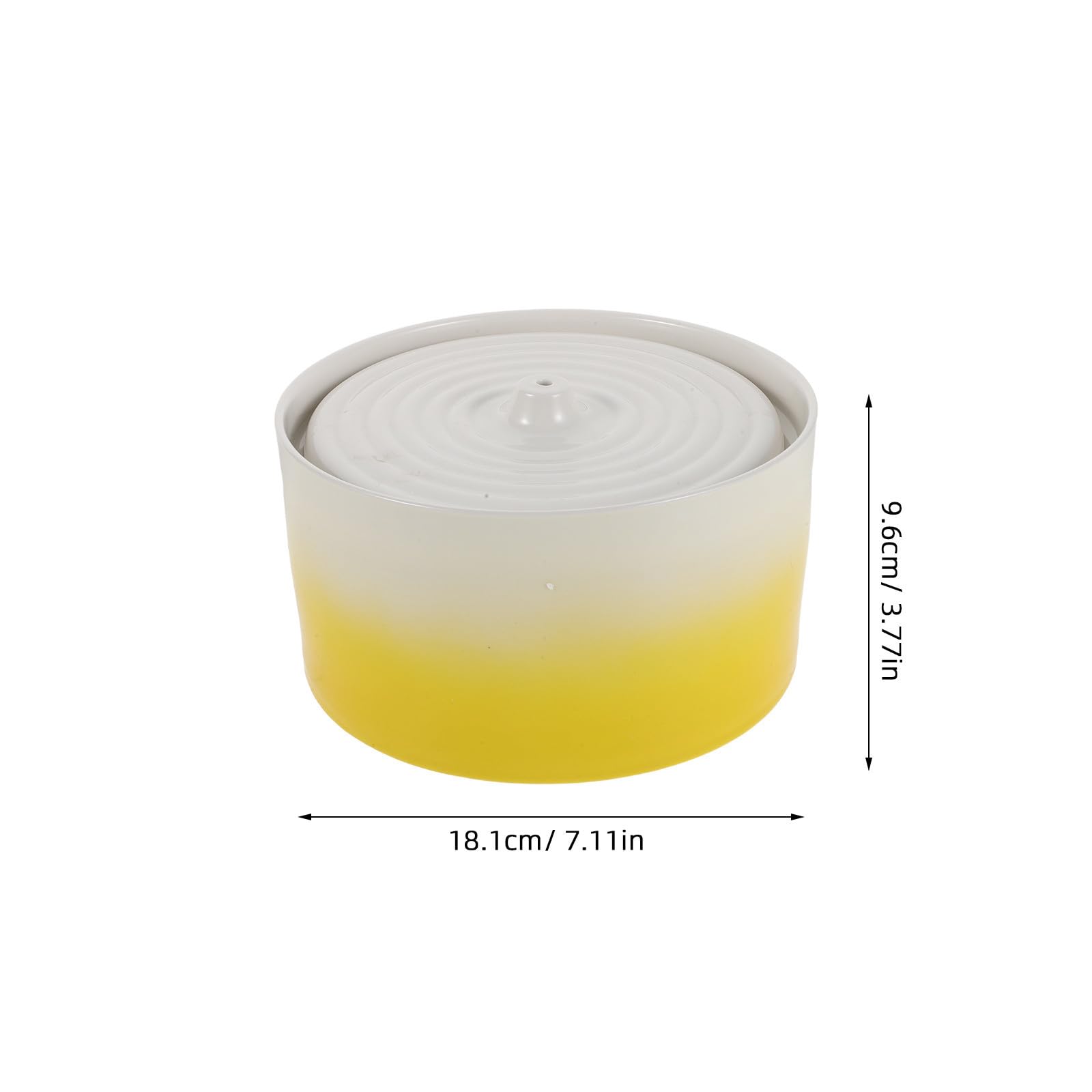 Mikikit Fuente de Agua para Gatos de Cerámica 1300ml Calentador Silencioso y Diseño Decorativo para Hogares Múltiples Gatos en Meses Fríos