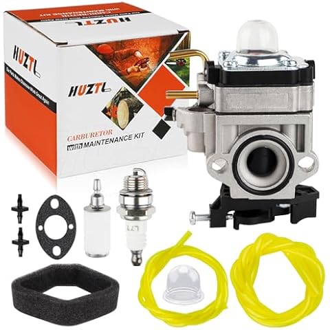 HUZTL 308054121 Carburetor Air Filter Fuel Line Kit for Ryobi RY25AXB RY25 RY25AXBVNM 25cc Gas Jet Fan Blower Cover