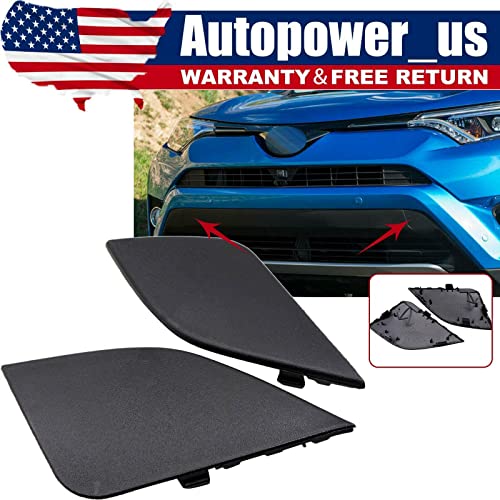 Oemassive 5328542930 Fit For Toyota Rav4 Ax40 2016-2018 Front Left & Right Bumper Tow Hook Eye Cover Cap Replace Part Number 532850R080 thumb #6