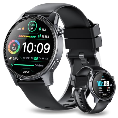 Smart Watch for Men, Make/Receive Calls, 1.53" AMOLED Ultra-Clear Screen | Bluetooth Call, Always-On Display, DaGPT Built-in,120+ Sport Modes,24/7 Heart Rate Sleep Monitor, IP68, for iPhone/Android - image 1