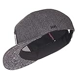 nebelkind cappello snapback-cap uomo donna bandana grigio, taglia unica, unisex, cappellino da baseball di alta qualità, taglia regolabile, stile streetwear, cappellino da baseball, retro