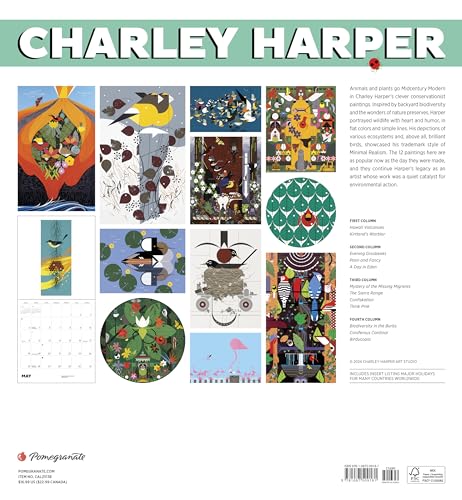Charley Harper 2025 Wall Calendar - Image 4