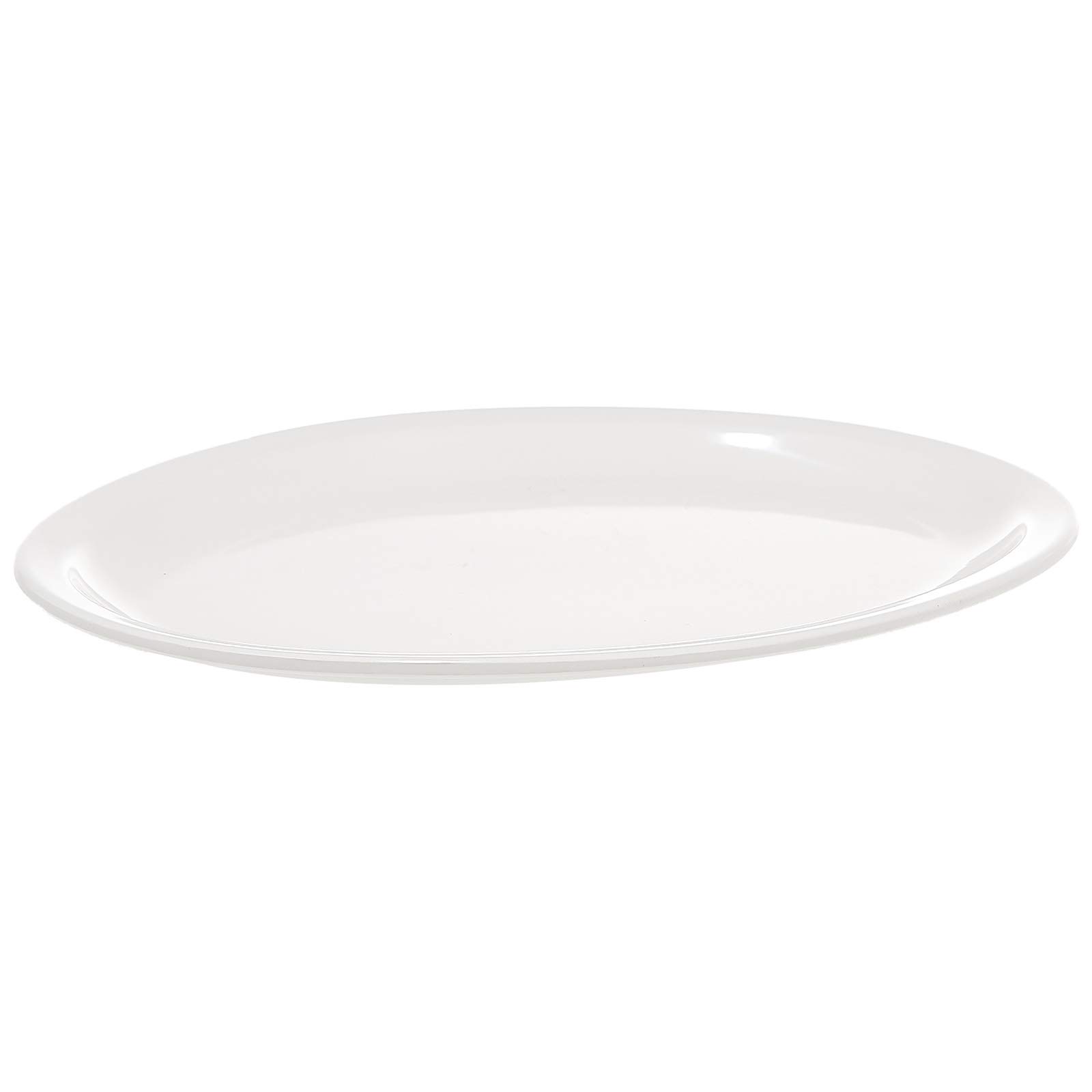 Verona Melamine Economic Oval Plate - 33 Cm - White