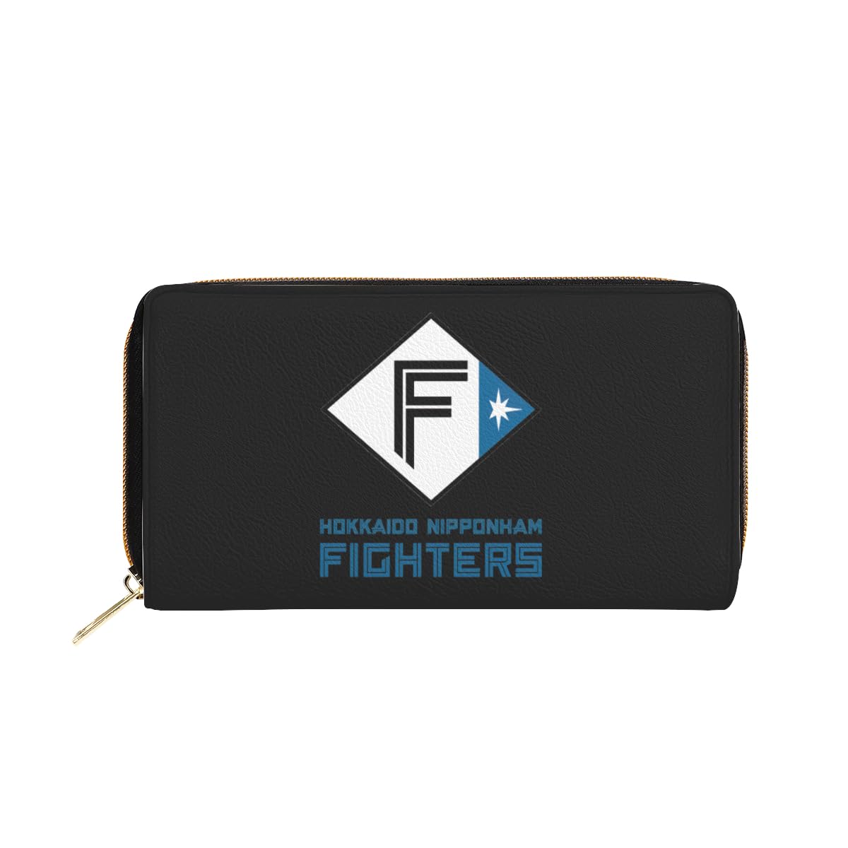 [MAKIFUN] 北海道日本ハムファイターズ 財布 長財布 メンズ 小銭入れ 多機能 大容量 革 ラウンドファスナー セパレート型 ビジネス カード収納 レディース財布