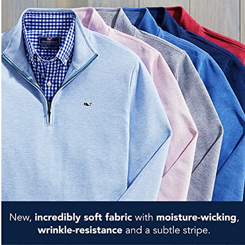 Image of vineyard vines Men's Saltwater Quarter-Zip Pullover Sweater
