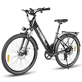 SAMEBIKE RS-A01 Pro-T Bicicleta Eléctrica Adultos, 26'’ E-Bike con pedaleo asistido Batería 36V15AH Autonomía de hasta 120 KM,150KG Carga Máxima, Bici Eléctricas de Montaña para Mujeres Hombres