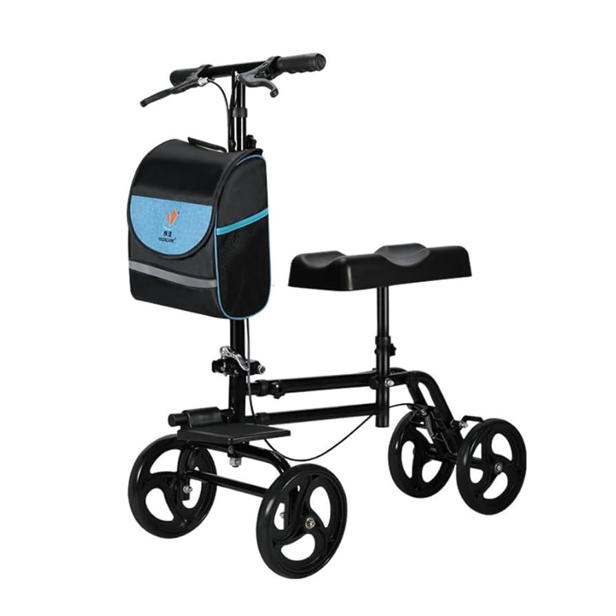 iWALK 歩行補助具 青と黒 iWALK 膝用歩行補助具 黒/青