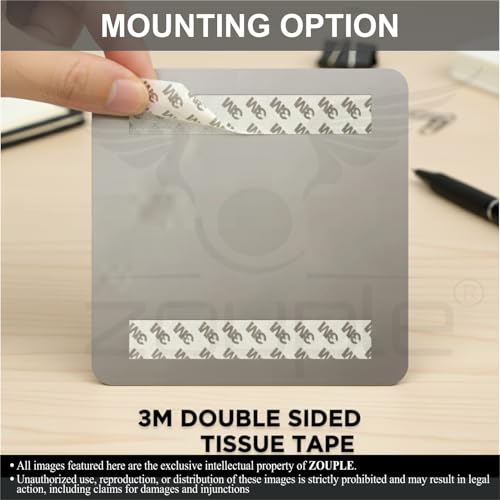 Image of Fixed Rate Sign, 6x6 Inch, Durable Steel, Self-Adhesive
