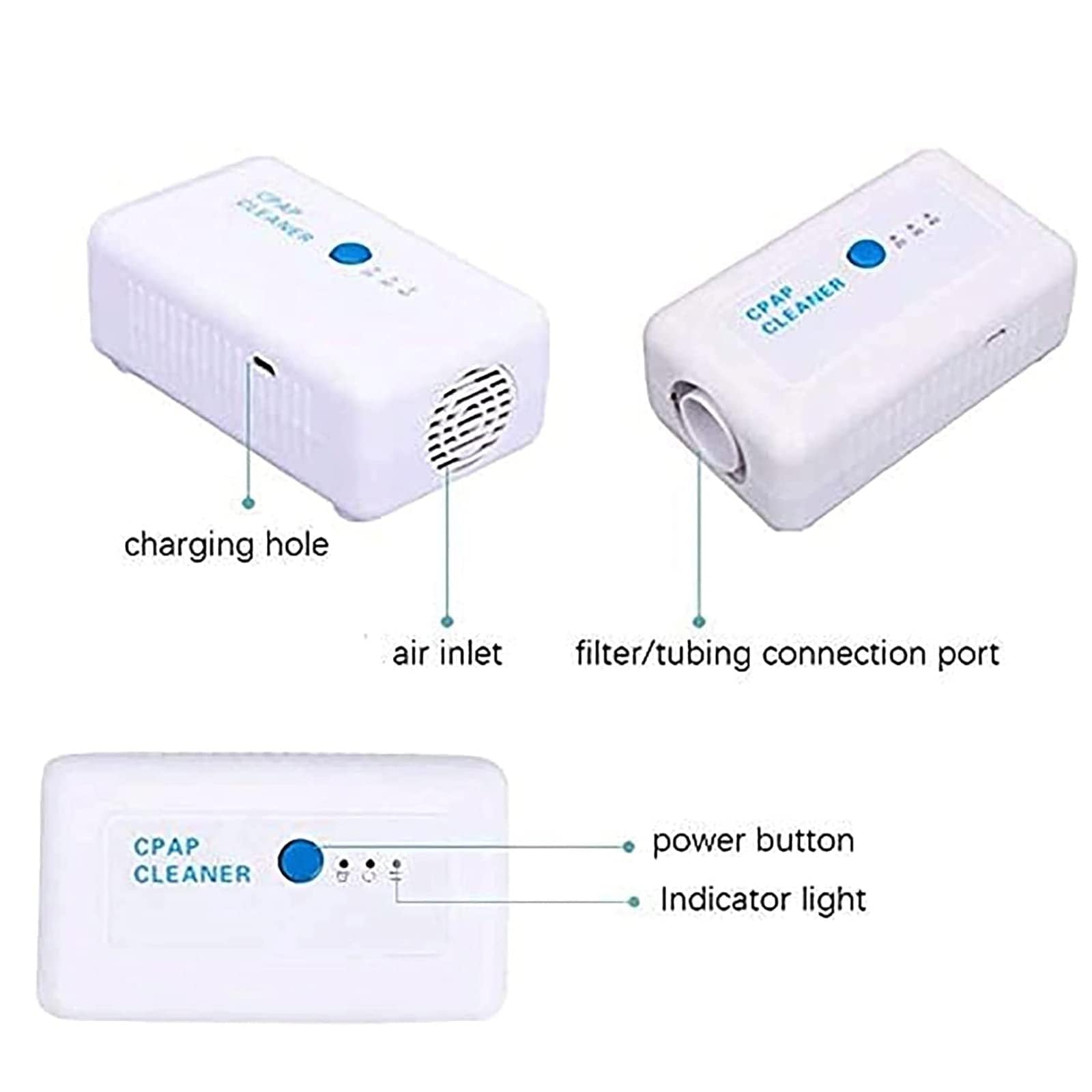 Désinfectant Nettoyant CPAP Domestique, Mini Machine De Nettoyage