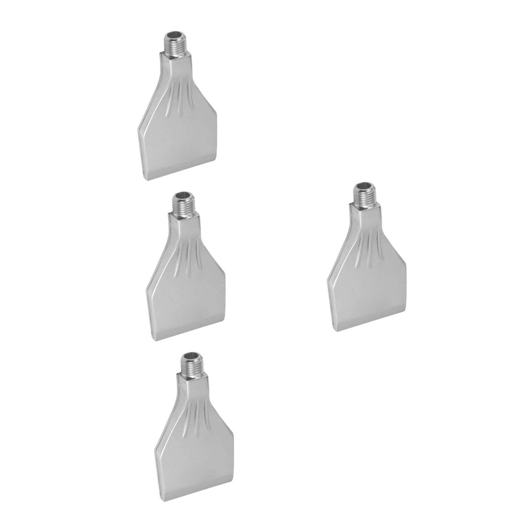 4 Pz Ugelli Soffianti in Lega di Alluminio Argento per Auto e Accessori per Vasca da Bagno e Asciugatrice
