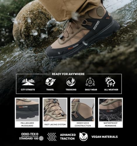 Image of Palladium Thunder MD Protect WP+ Unisex Sneakers | Waterproof Outdoor & Urban Streetwear Shoes | Durable, Rugged Grip Sole | Lightweight, Breathable Shoes