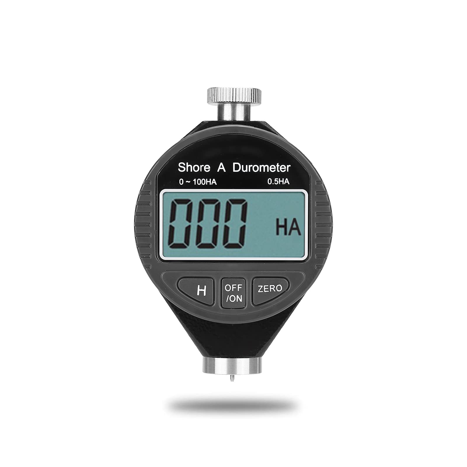 Akozon Durómetro Digital, Medidor de Dureza con Pantalla LCD, Probador de dureza del neumático de goma 100HD A Equipos de pruebas de dureza