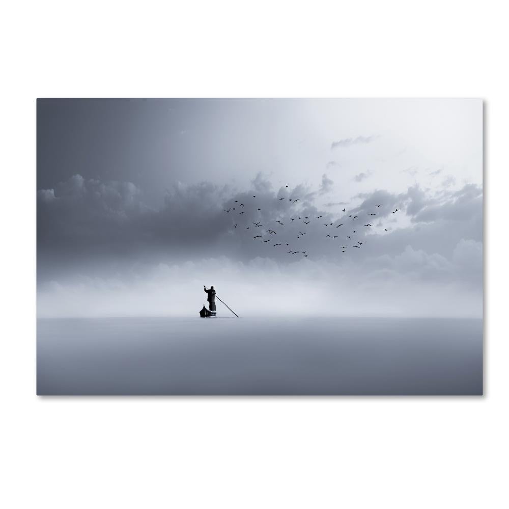 The Way Back by Mohammed Sattar, 16x24-Inch Canvas Wall Art