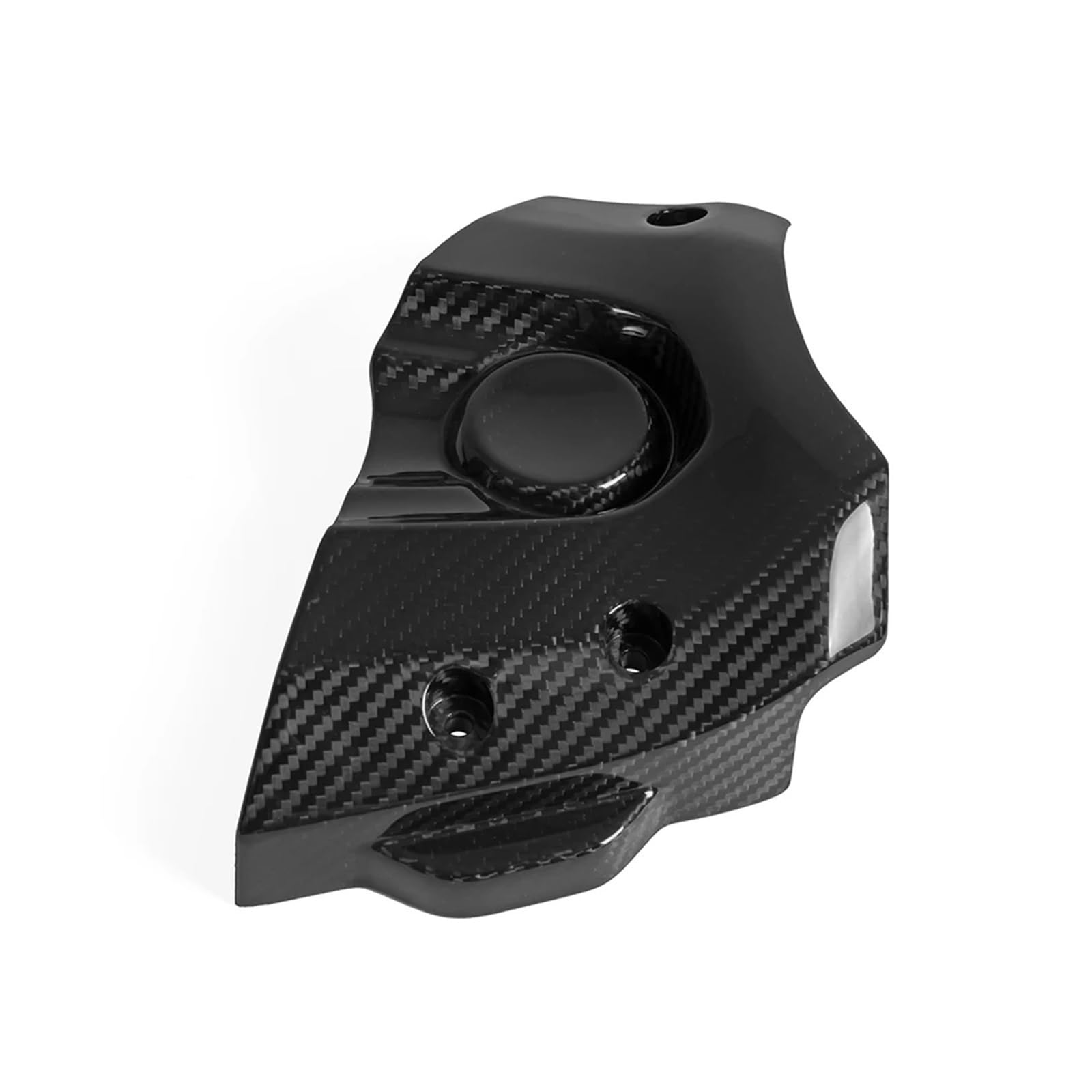Cubierta De Carenado Compatible con Cadena Y Piñón Motor Motocicleta, Fibra Carbono, Compatible con Yamaha MT-07 (2018-2019) Sprocket Chain Cover Piñón De Motor Cubierta