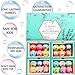 La Bombe Natural Bath Bombs Gift Set. 24 Pc Large Bath Balls Wrapped in 4 Gift Boxes Perfect Relaxation and Moisturizing Gift for Woman