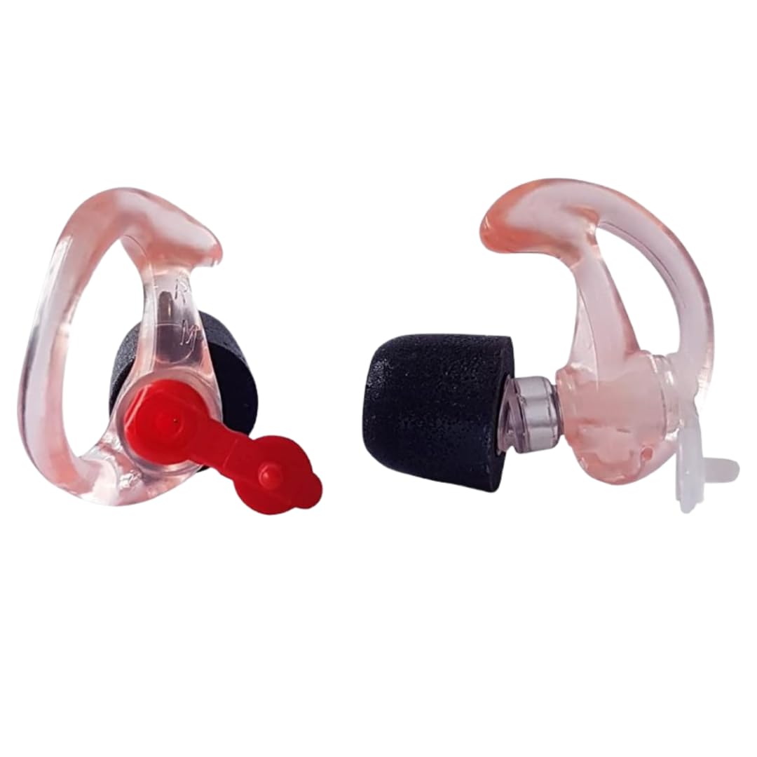 ALVIS Mk5 Taille M — Bouchon Oreille Demi-Mesure Progressif SNR 33 dB, Mousse Comply Interchangeable, Certifié CE EPI, Silicone Médical, Conque jusqu'à 25 mm