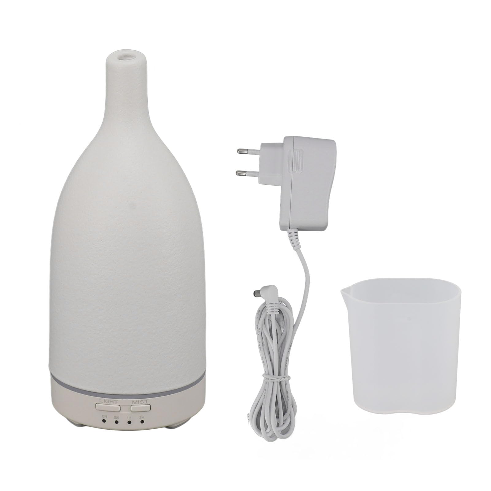 Diffusore per Aromaterapia Senza Acqua, Spegnimento Automatico, Diffusore in Ceramica Silenzioso a Bocca Lunga per la Casa (Spina europea)