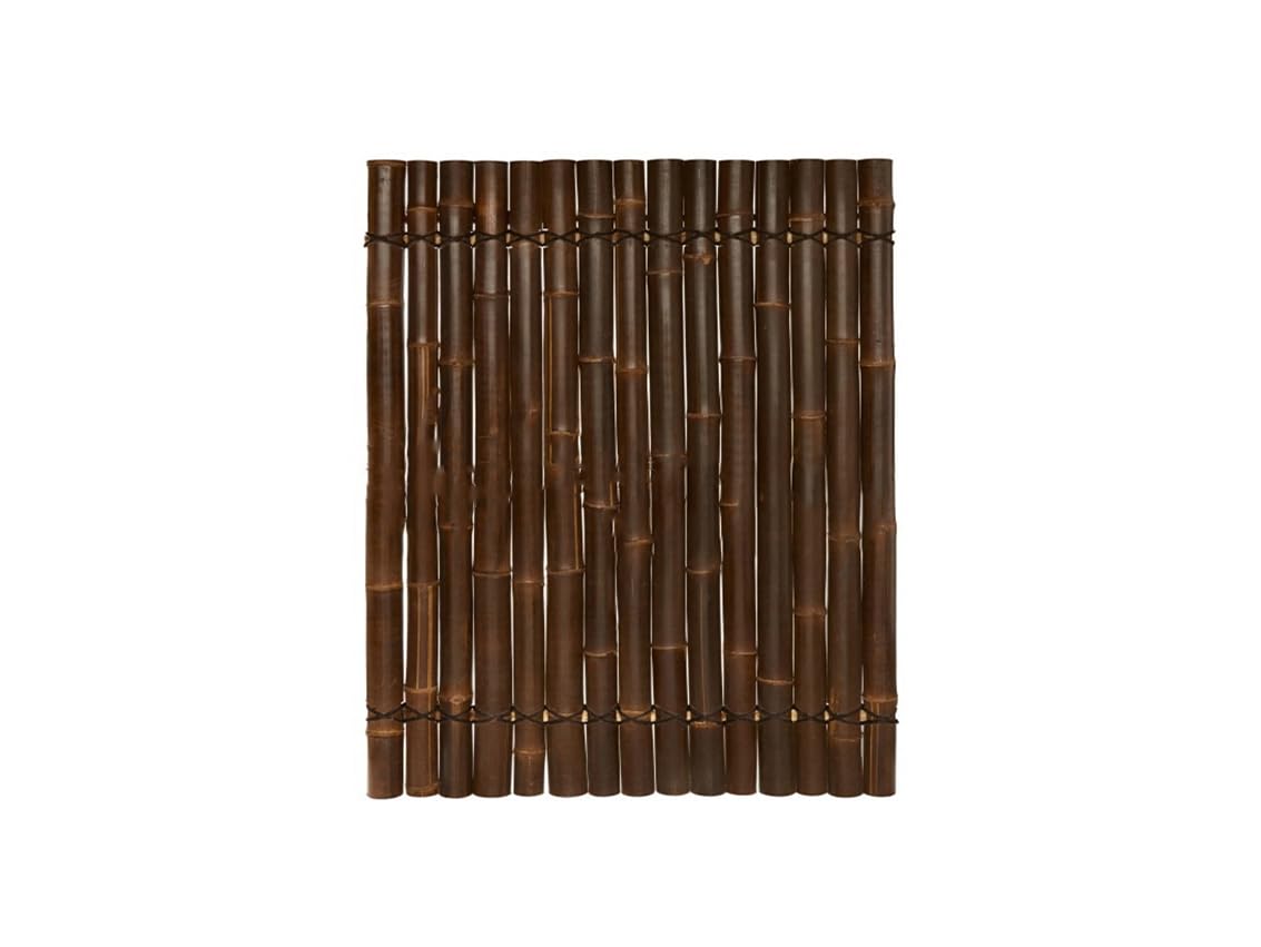Egardenkart® Premium Half Split Bamboo Panel Fence - Natural and Sustainable Outdoor Privacy Screen (H120xL100, Dark)