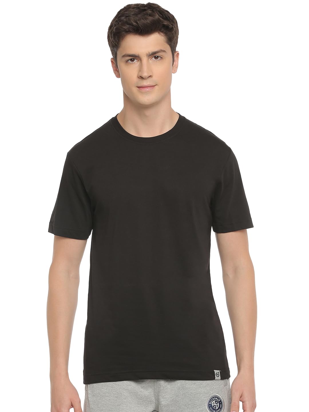 Smart Crew Neck Undershirt for Men in Cotton Rich Modern Fit for Daily Comfort & Style-image-22