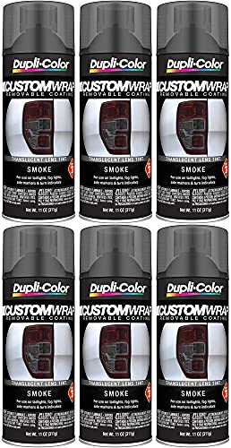 Sherwin-Williams Company Duplicolor Custom Wrap Lens Tint Smoke (11 oz) - 6 Pack