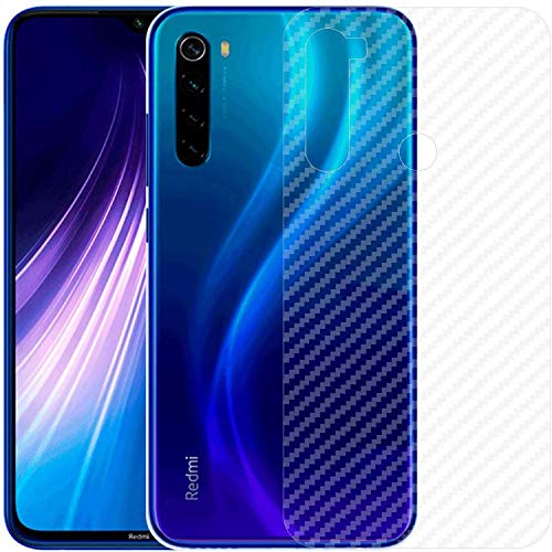 Image of Compatible with Redmi Note 8 Back Screen Protective Film Carbon Fiber Skin Transparent Screen Guard Sticker