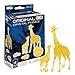 BePuzzled Original 3D Crystal Jigsaw Puzzle - Giraffe and Baby Animal Assembly Brain Teaser, Fun Model Toy Gift Decoration for Adults & Kids Age 12 and Up, 38 Pieces (Level 1)