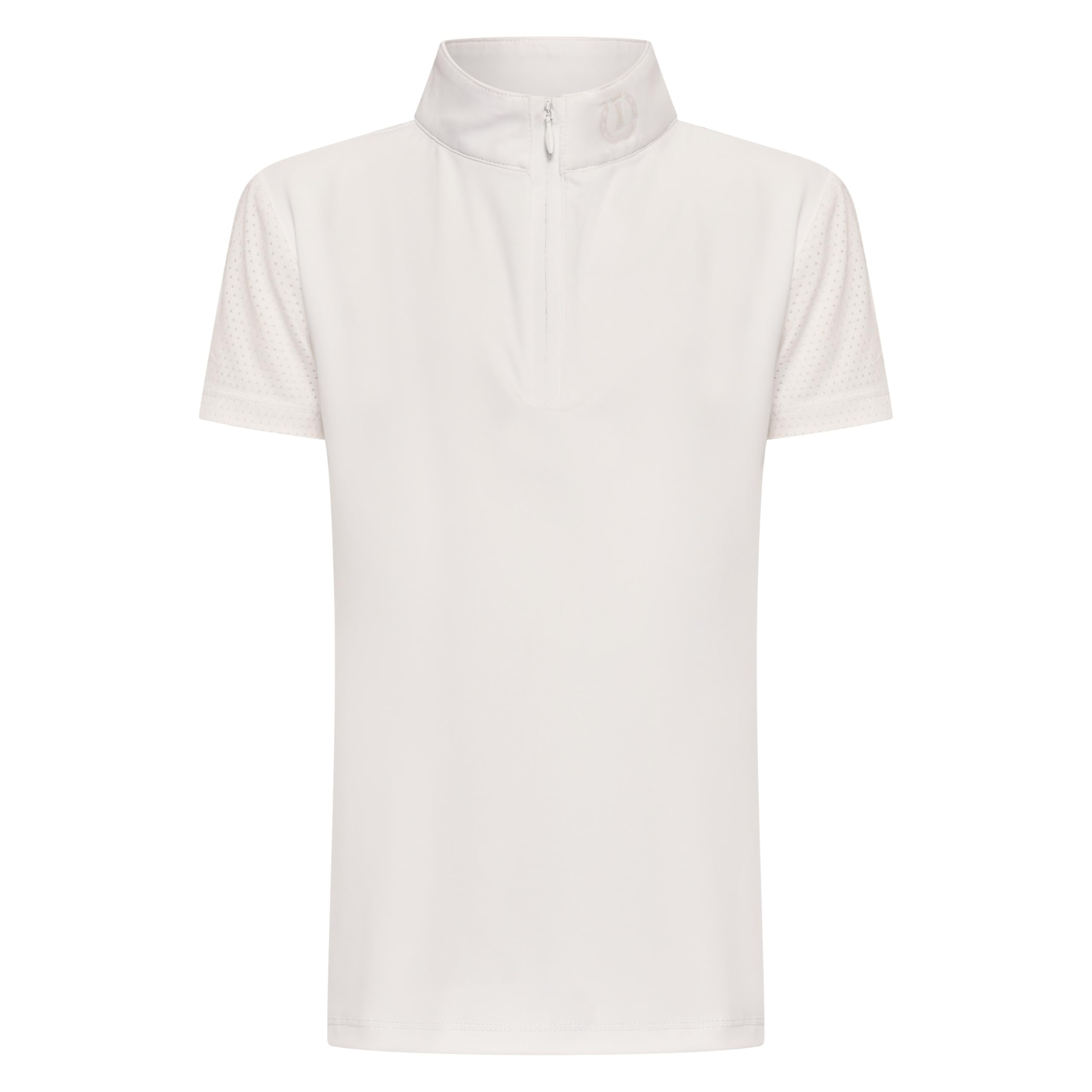 Imperial Riding Kinder Reitshirt IRH Jamy Mesh SS, Kurzarm Funktionsshirt mit Half-Zip und Stehkragen