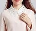 Cotton Dickey Collar Fake Collars Half-Shirt Insert False Collar for Gilrs Women Classic Cotton-White