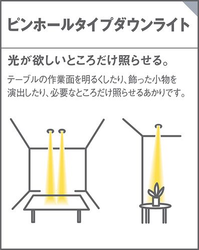Amazon.co.jp: パナソニック(Panasonic) 天井埋込型 LED[電球色] ピン