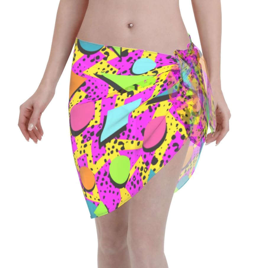 - Beach Sarong Bathing Suit Wrap Skirt Sheer Bikini Swimsuit Cover Ups for Swimwear