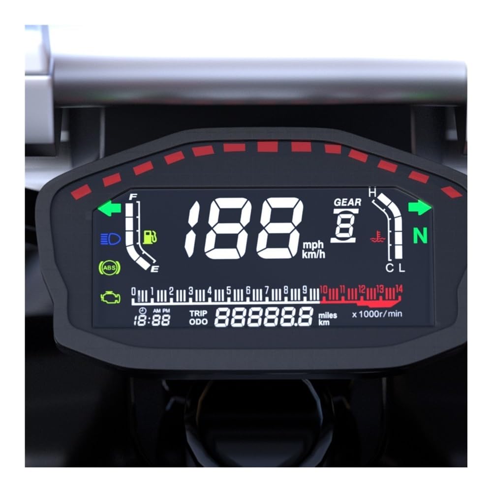 Contachilometri Universale Per Motociclette RPM Tachimetro GPS Contachilometri Digitale Iniezione Carburatore Strumento Viaggio Tachimetro Digitale