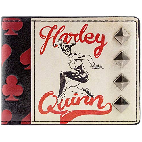 Cartera de DC Comics Batman Harley Quinn rojo
