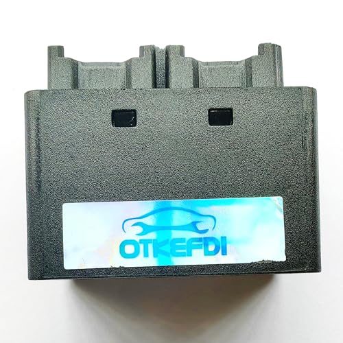 OTKEFDI SGW - Dongle de derivación de 8 pines + 12 pines, módulo de puerta de enlace de seguridad de diagnóstico OBD para vehículos FCA 2018+, color negro