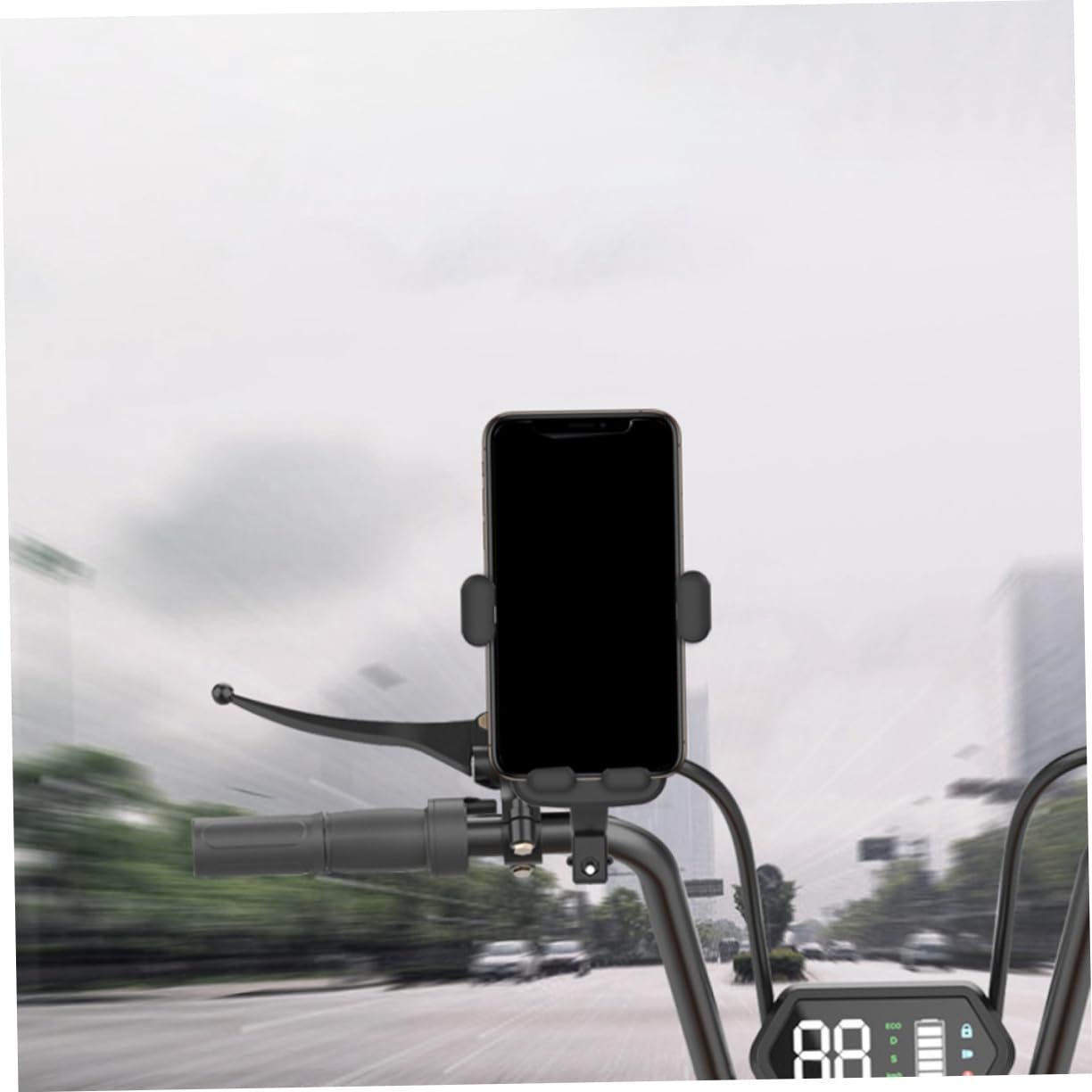 ULTECHNOVO 3pièces Support De Téléphone pour Vélo Support De Navigation Rotatif pour Smartphone Compatible avec Et Véhicule Électrique Installation Facile Et Sécurisée Accessoire
