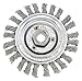 Wire Wheel, Stainlesss Steel, 5"Dia.