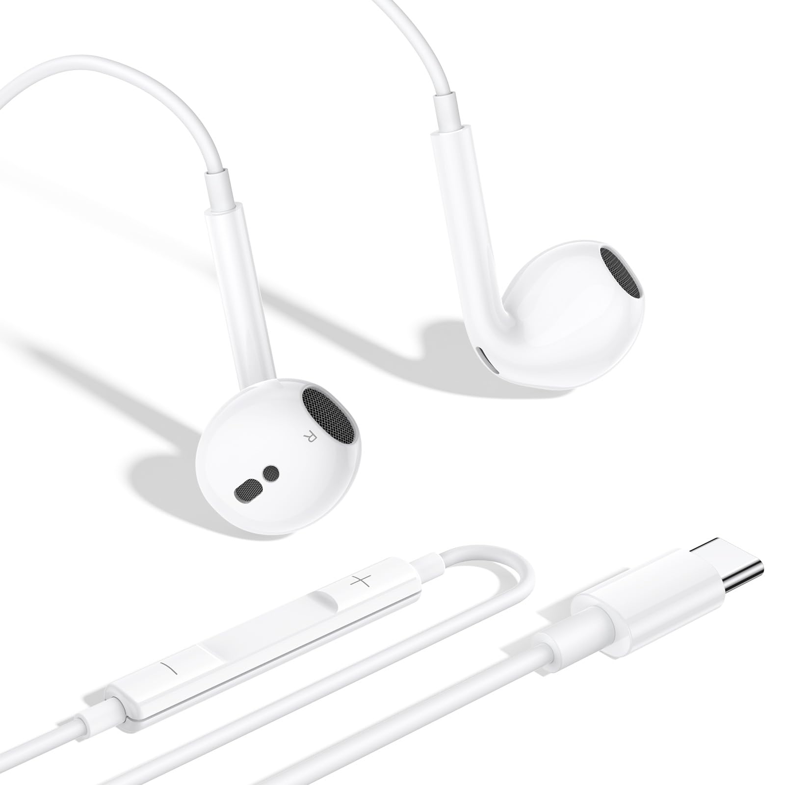 Kabelkopfhörer für iPhone 14/13/12/11, In Ear Kopfhörer mit Kabel, [MFi-Zertifiziert] Kabel Kopfhörer mit Mikrofon und HiFi Stereo Ohrhörer für iPhone14/13/12 Plus Pro Max/XR/XS/X/SE/8/7/Plus/iPad iOS