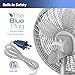 Lasko Oscillating Pedestal Fan - Lasko Fan with Adjustable Height and 3 Cooling Speeds, Portable, 18