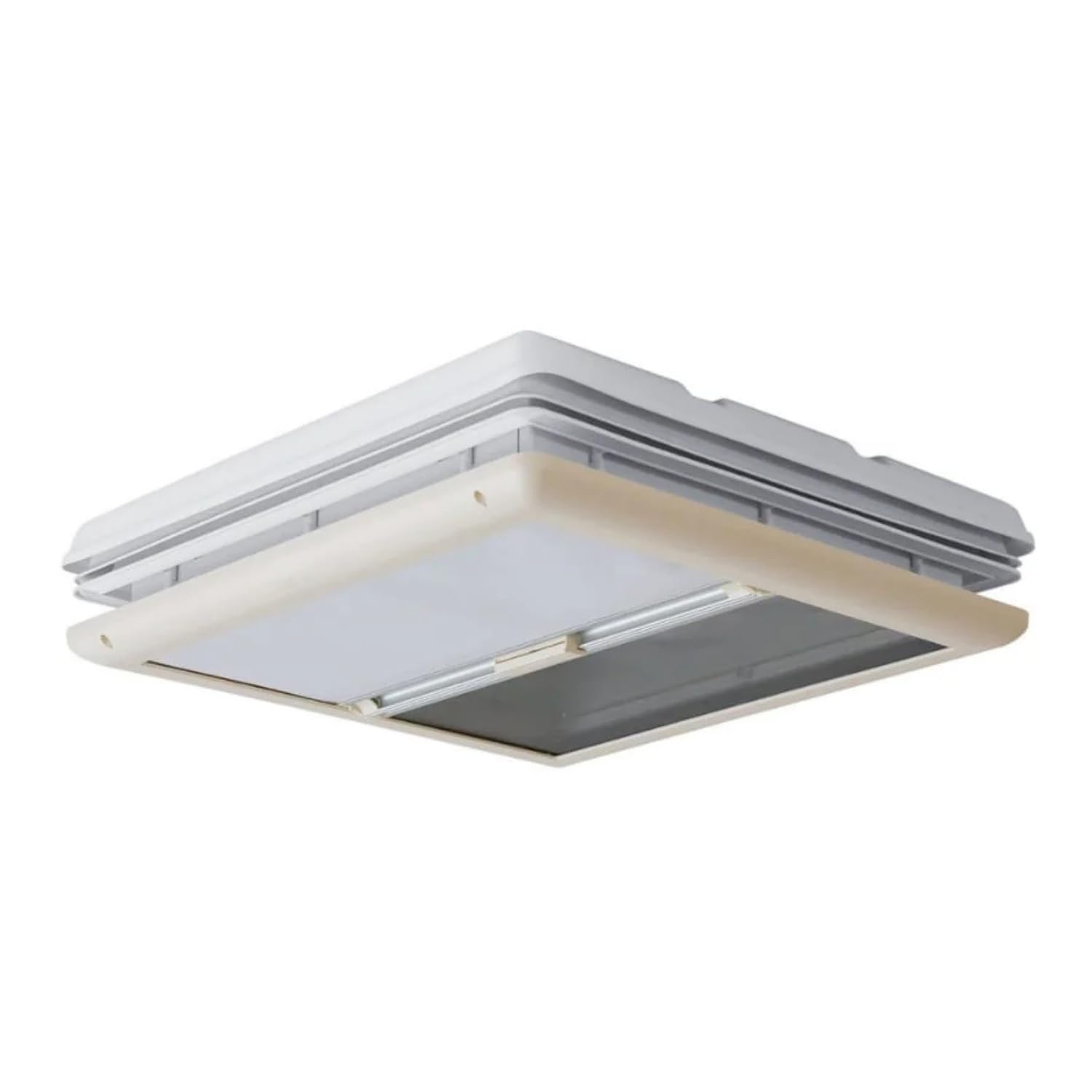 Fiamma - Ventana Vent, 50 Fiamma Blanca, 50 x 50 cm, mosquitera Opaca de Serie Camper Caravan - 75120.10