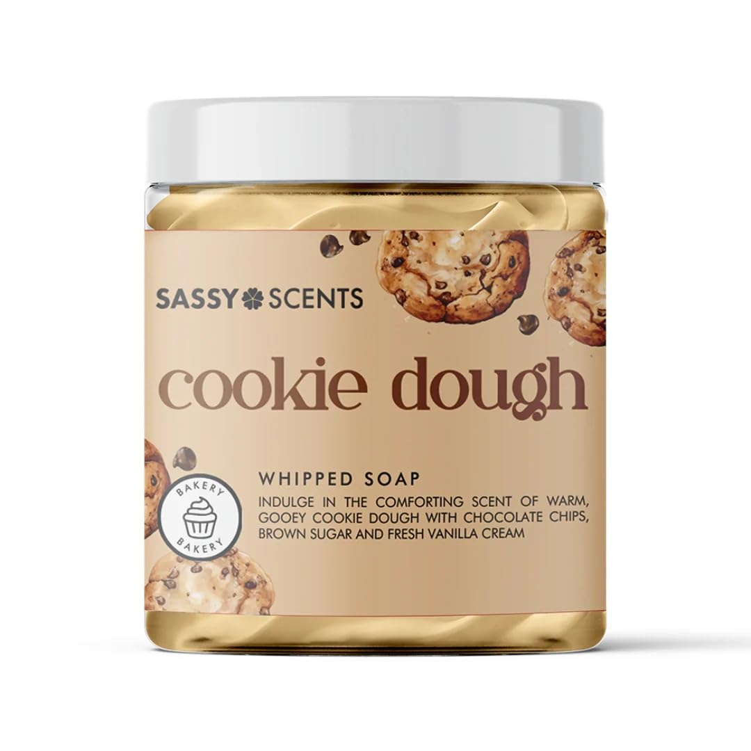 Sassy Scents Cookie Dough Whipped Soap, 115 g (Pack of 1)
