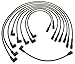 ACDelco Professional 9188X Spark Plug Wire Set, Black