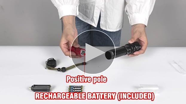 Flashlight 2000 High Lumens Rechargeable - 30W Super Bright