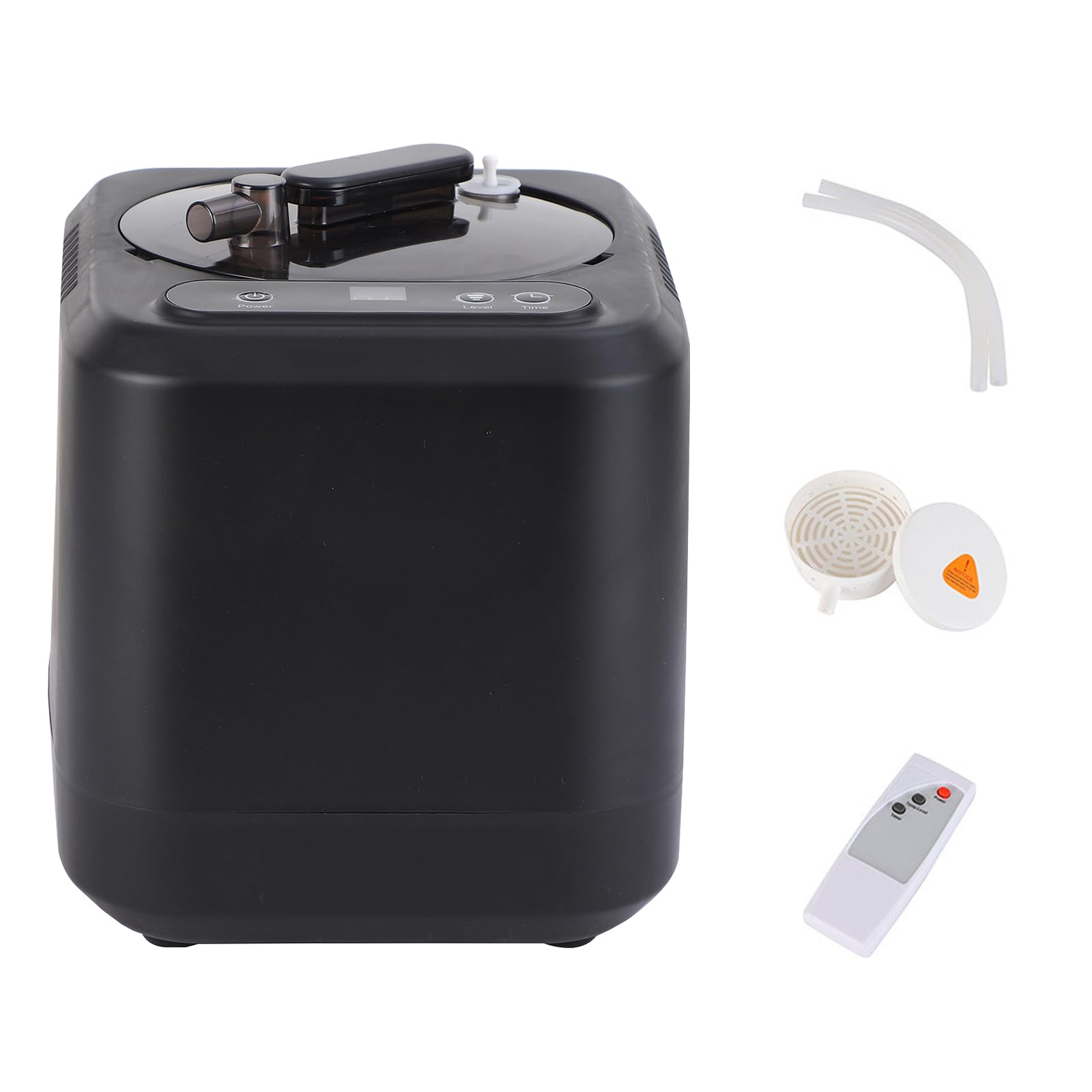 Upgrade - Generador de vapor portátil para sauna 4L, 1200 W, potente mini vaporizador con mando a distancia, calentamiento rápido para spa en casa y cuidado de todo el cuerpo, adecuado para tiendas de