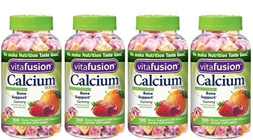 Vitafusion Calcio, vitaminas de gominola para adultos, 500 mg