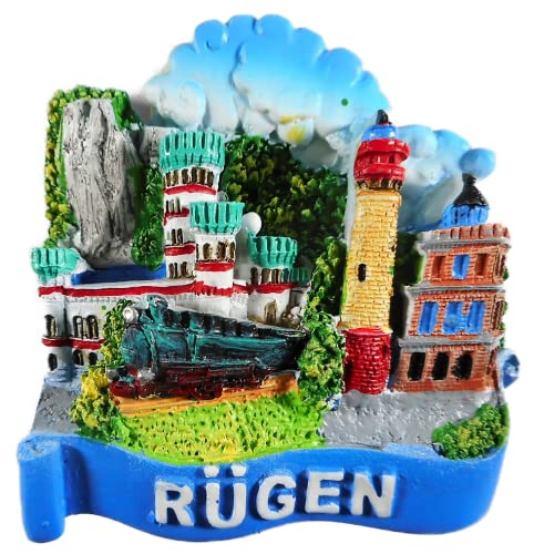 Souvenir Magnet Deutsche Bucht Emden - 8x5,5cm Kühlschrankmagnet Deko