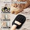 XXJXXJ Upgraded Pet Hair Removal Gloves for Cats & Dogs, Five-Finger Electrostatic Reusable Magic Brush for Effortless Pet Hair Remover Tool on Carpet, Clothing, Laundry, Couch, Car Seat (Black) #2