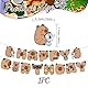 Goiern Happy Capybara Geburtstagsdecorationen - süße Capy Geburtstagsparty Banner Capybara Hängedecorationen Capybara Fan Geburtstagsdecorationen Zubehör Capy Geburtstag