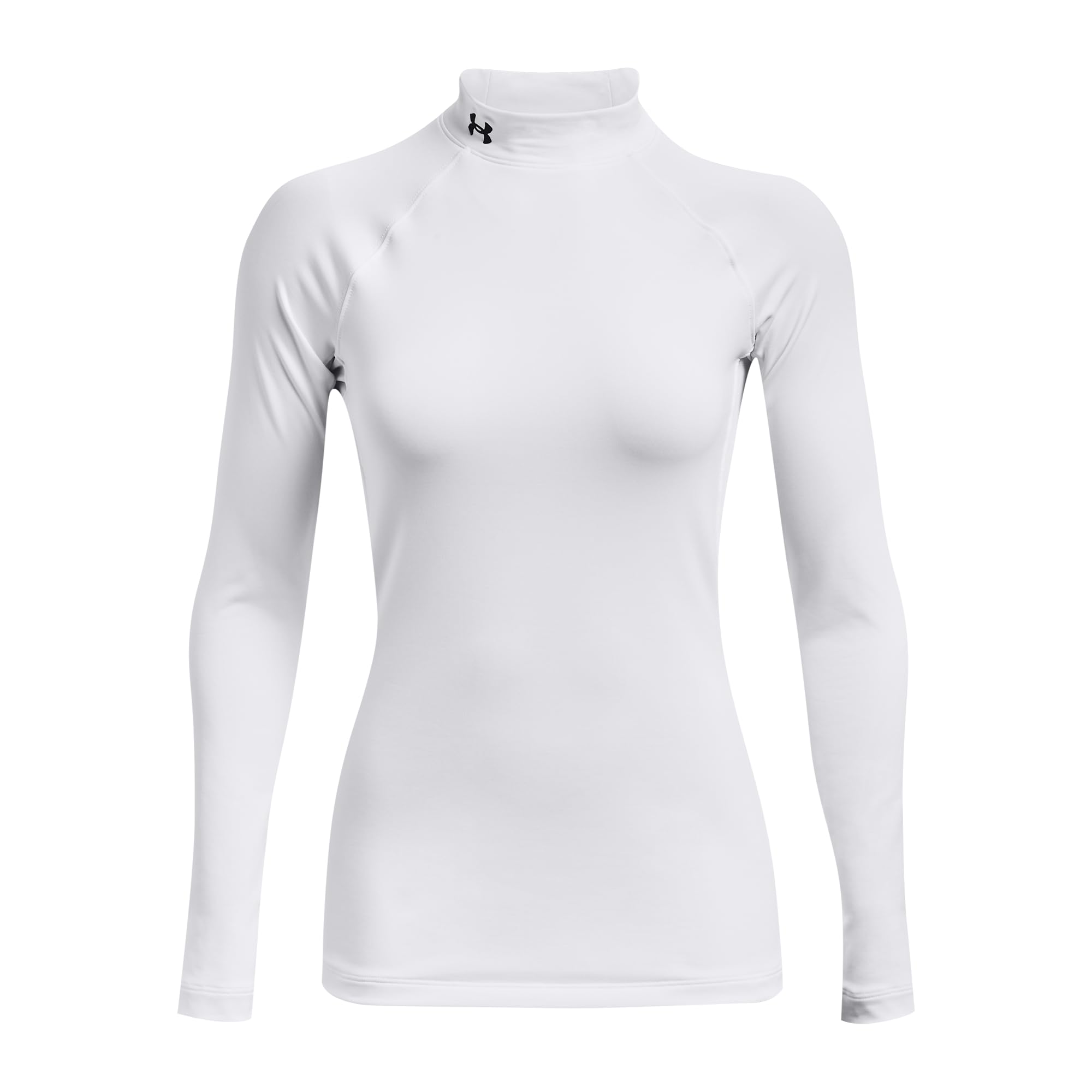 Under Armour Cg Authentics Mockneck Kadınlar için sıcak polo spor tişörtü, polo yakalı ve koku önleyici teknolojili fonksiyonel tişört Kadın