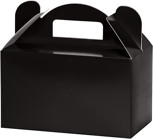 MOORAY Paquete de 30 cajas de golosinas, cajas de dulces, cajas de regalo de fiesta con asas, cajas de regalo de papel para niños, fiesta de