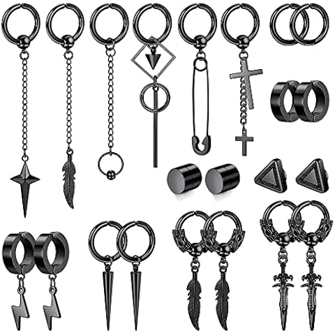 Kakonia 22Pcs Non-Piercing Clip-On Earrings Set Cover