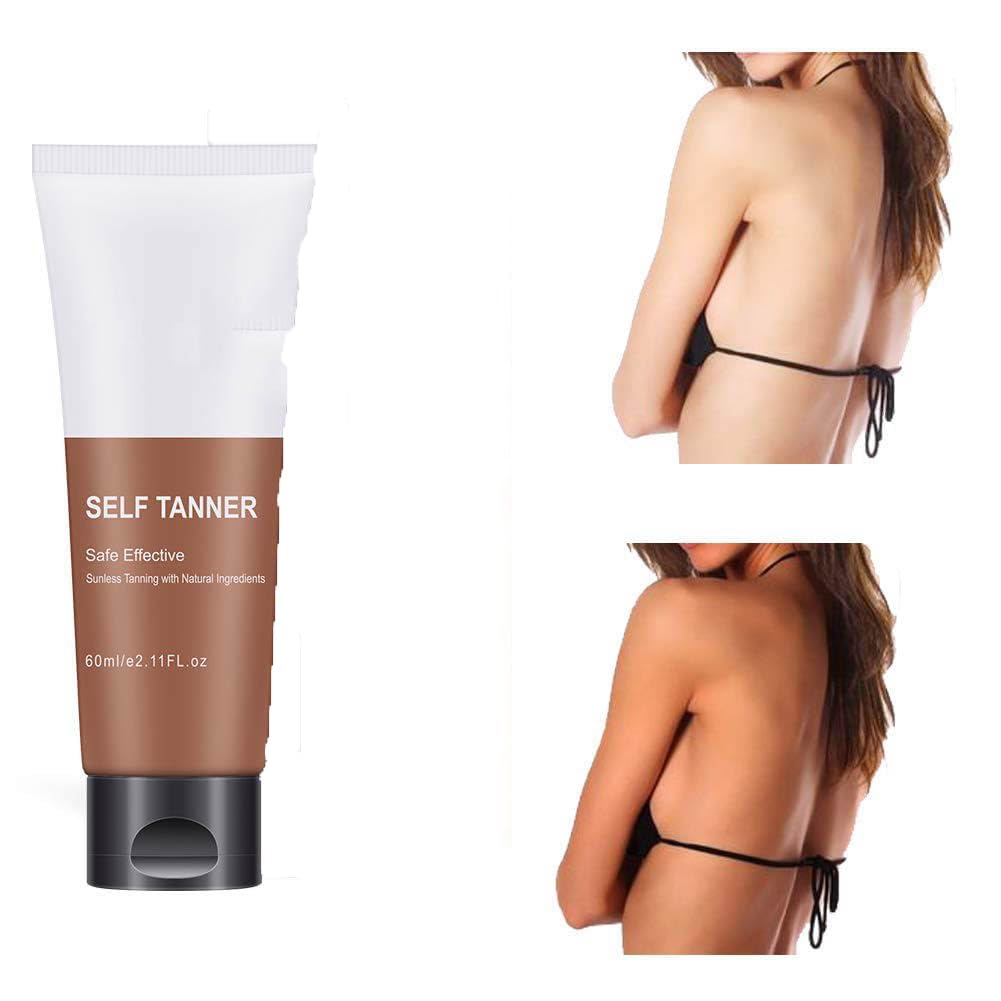 MAKINGTEC Self Tanning Lotion Chocolate Sunless Tanner Long Lasting Medium or Dark Self Tanning 60ml